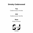 Smoky Cedarwood Handmade Soy Wax Candle