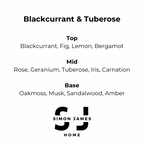 Blackcurrant & Tuberose Handmade Soy Wax Candle