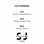 Le Croissant Handmade Soy Wax Candle - The Ultimate Croissant Candle