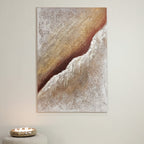Sanctuary Neutral Textured Abstract Canvas Wall Art
